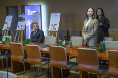 Od lewej: prof. M. Gosztyła, inż. arch. W. Sterkowiec, inż. arch. L. Jeż,  fot. D. Jakubiec