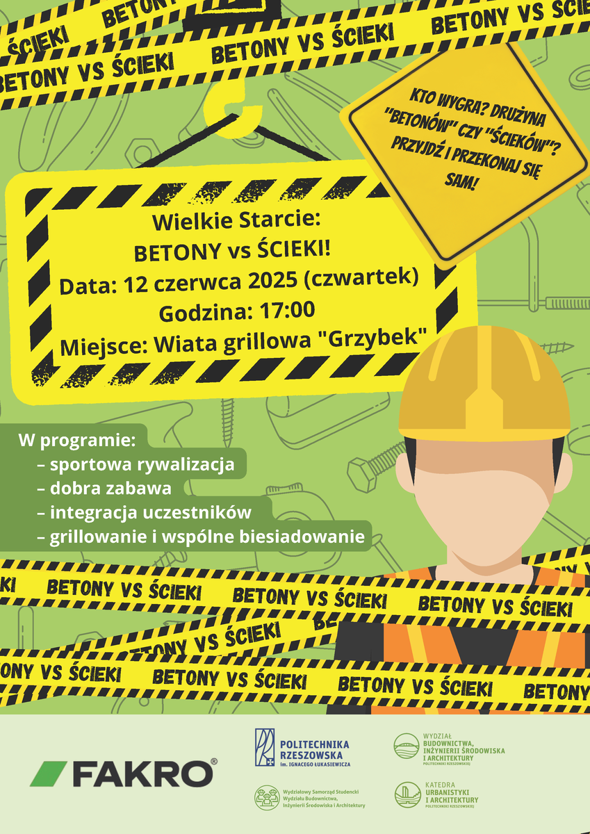 Betony vs Ścieki 2025 - plakat