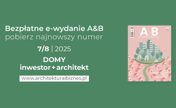 Miesięcznik Architektura & Biznes numer 7+8/2025 - plakat