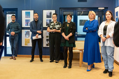 Od lewej: mgr inż. arch. Jakub Dudek, mgr inż. arch. Łukasz Bajda, mgr Joanna Makar-Płaza, dr inż. arch. Joanna Dudek, dr inż. Marzena Kłos, prof. Uczelni, mgr inż. arch. Alicja Jóźwiakowska, fot. Arkadiusz Surowiec