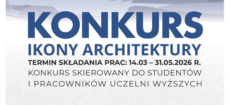 Konkurs „Ikony Architektury” - plakat