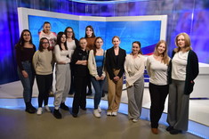 Studentki kierunku architektura z wizytą studialną w Telewizji Polskiej Oddział w Rzeszowie