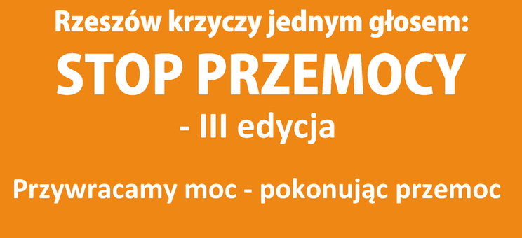 Kampania społeczna "Stop przemocy 2025" - plakat