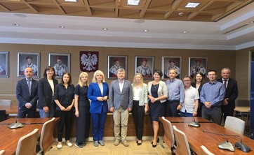 Spotkanie przedstawicieli zespołu projektu „Iskra - budowanie międzyuczelnianych zespołów badawczych&#34; „Politechniczna Sieć VIA CARPATIA im. Prezydenta RP Lecha Kaczyńskiego&#34; z Politechnik: Rzeszowskiej, Białostockiej i Lubelskiej z Władzami Politechniki Rzeszowskiej im. Ignacego Łukasiewicza oraz Wydziału Budownictwa, Inżynierii Środowiska i Architektury.