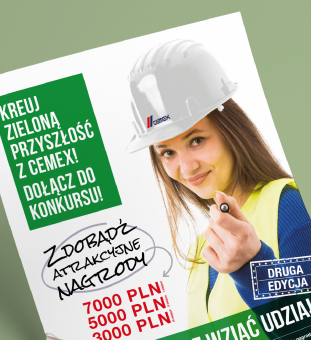 Konkurs prac dyplomowych „Kreuj zieloną przyszłość z CEMEX” - EDYCJA II - plakat