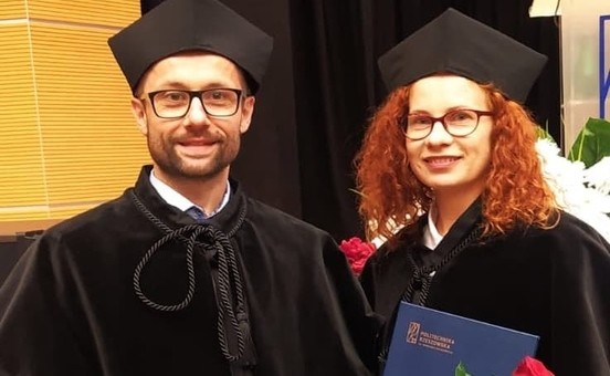 Od lewej: dr inż. Małgorzata Miąsik, dr inż. Maksymilian Cieśla