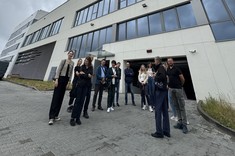 Przedstawiciele zespołu projektu „Iskra - budowanie międzyuczelnianych zespołów badawczych" „Politechniczna Sieć VIA CARPATIA im. Prezydenta RP Lecha Kaczyńskiego" z Politechnik: Rzeszowskiej, Białostockiej i Lubelskiej.