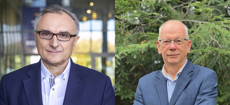 Od lewej: prof. dr hab. inż Tomasz Siwowski, dr hab. inż. Lesław Bichajło, prof. PRz