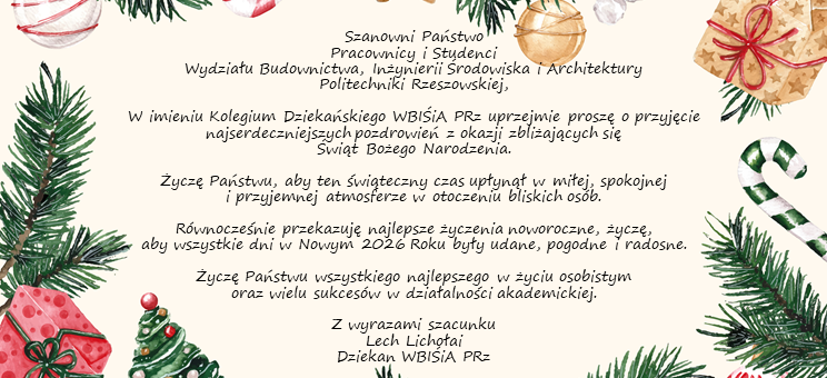 Życzenia świąteczne i noworoczne