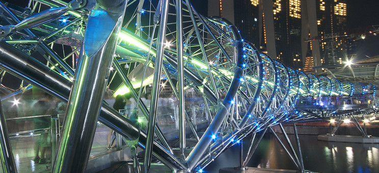 Double Helix Bridge