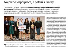 Strona 81 majowego wydania miesięcznika Architektura i Biznes!