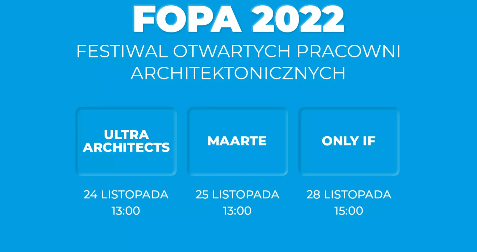 Aandb Festiwal Otwartych Pracowni Architektonicznych Fopa 2022 Edycja Jesienna Wydział 7989