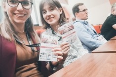Mgr inż. Paulina Niepokój, mgr inż. Aleksandra Marut, mgr inż. Mikołaj Czernik podczas konferencji