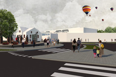 Galeria: Projekt ośrodka działalności twórczej.