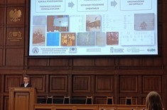 Wystąpienie inż. Krystyna Paśko nt. „Gdzie mieszkali nasi przodkowie? Kataster austriacki - cenne źródło informacji” podczas XX Ogólnopolskiej Konferencji Studentów Geodezji