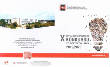 X edycja Ogólnopolskiego Konkursu Student-Wynalazca 2019/2020