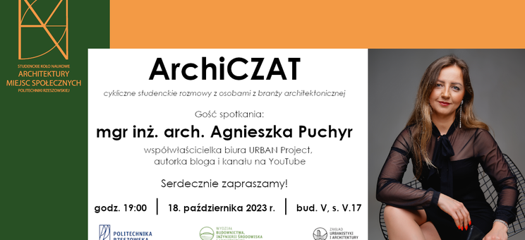 Plakat spotkania ArchiCZAT