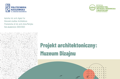 5. "Projekt architektoniczny - Muzeum Dizajnu" - inż. arch. Agata Tur