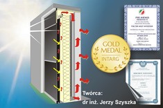 Projekt pt. „Interaktywna Słonecznie Aktywna Ściana (ISAS)”  autorstwa dr. inż. Jerzego Szyszki z Katedry Budownictwa Ogólnego PRZ 