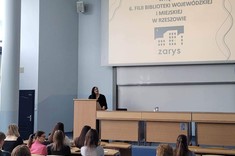 Wystąpienie dr inż. arch. Joanny Figurskiej-Dudek - opiekun Koła Architektonicznego ZARYS.