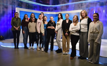 Studentki kierunku architektura z wizytą studialną w Telewizji Polskiej Oddział w Rzeszowie