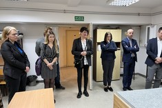 Uczestnicy pierwszego spotkania roboczego w ramach projektu, który uzyskał finansowanie Ministerstwa Edukacji i Nauki w konkursie „Iskra – budowanie międzyuczelnianych zespołów badawczych” Politechniczna Sieć VIA CARPATIA im. Prezydenta RP Lecha Kaczyńskiego.