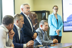 Wystąpienie Pana prof. dr. hab. inż. Marka Gosztyły podczas spotkania w związku z przyjęciem projektu I etapu realizacji Muzeum Politechniki Rzeszowskiej
