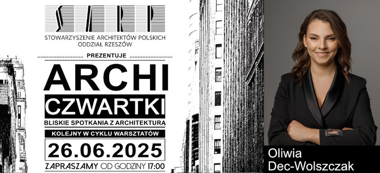 ArchiCzwartek – Oliwia Dec-Wolszczak - plakat