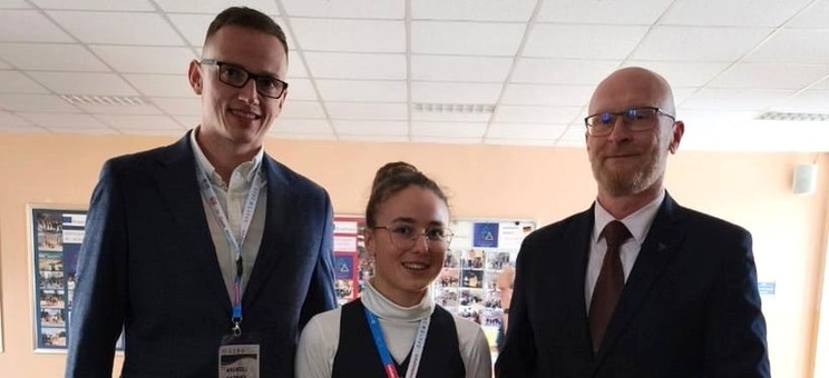 Od lewej: mgr inż. Andrzej Nazimek, inż. Krystyna Paśko