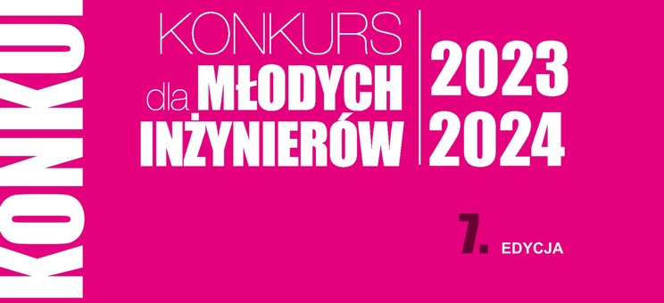 Konkurs dla Młodych Inżynierów 2023/2024 - plakat