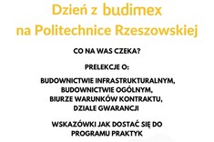 Spotkanie z przedstawicielami firmy Budimex - 10 grudnia o godz. 9:30 w sali P.2 budynku P - grafika