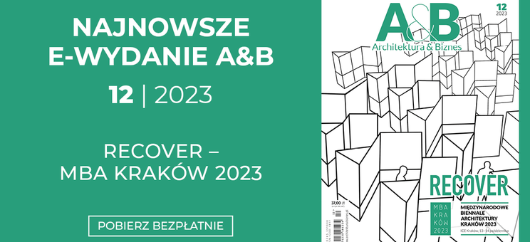 Miesięcznik Architektura & Biznes numer 12/2023 - plakat