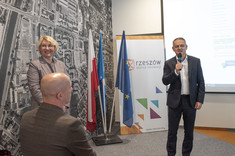 Wystąpienie Pana mgr. inż. Dariusza Urbanika - Zastępcy Prezydenta Miasta Rzeszowa, fot. mgr Beata Motyka