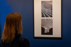 Obraz przedstawiony podczas otwarcia Galerii P_okaz, fot. Arkadiusz Surowiec