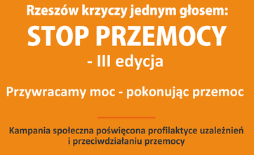 Kampania społeczna &#34;Stop przemocy 2025&#34; - plakat