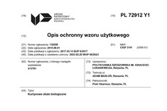 Opis wzoru użytkowego pt. "Kurtynowe złoża biologiczne".