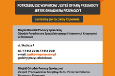 Kampania społeczna "Stop przemocy 2025" - ulotka
