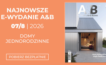 Miesięcznik Architektura & Biznes numer 7+8/2026 - plakat