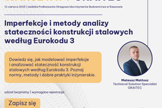 Informacja o wystąpieniu dot. projektowania wg Eurokodu 3