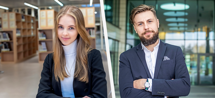 Od lewej mgr inż. arch. Aneta Czekaj i dr inż. arch. Cezary Szpytma, fot. B.Motyka