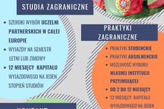 Ulotka - Dział Współpracy Międzynarodowej - Program Eramsus+