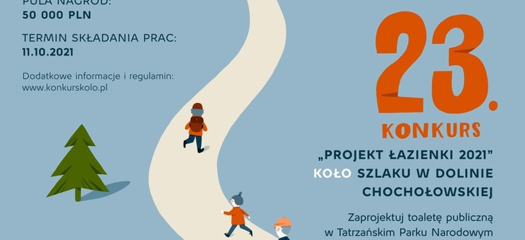 Konkurs KOŁO Projekt Łazienki 2021 - plakat