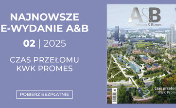 Miesięcznik Architektura & Biznes numer 2/2025 - plakat