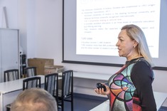 Wystąpienie prof. Martiny Zeleňákovej - prodziekan ds. rozwoju i spraw zagranicznych Wydziału Budownictwa Uniwersytetu Technicznego w Koszycach, fot. B. Motyka