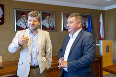 Galeria: Od lewej prof. P. Koszelnik i M. Łuszczyński.