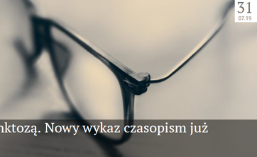 Wykaz czasopism naukowych wraz z przypisaną liczbą punktów