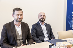 Od lewej: mgr inż. D. Homa, mgr inż. Ł. Fic