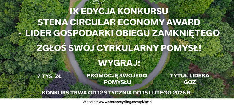 IX edycja konkursu Stena Circular Economy Award – Lider Gospodarki Obiegu Zamkniętego
