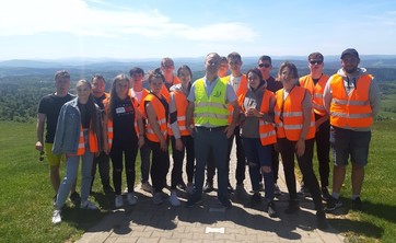 Studenci kierunku transport w Akademickim Ośrodku Szybowcowym w Bezmiechowej Górnej