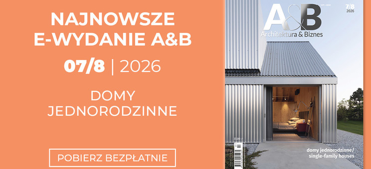 Miesięcznik Architektura & Biznes numer 7+8/2026 - plakat